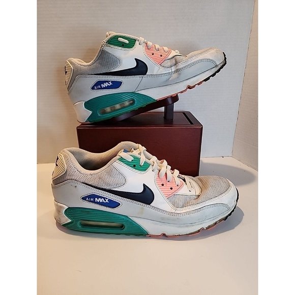 MEN'S SZ 13 NIKE AIR MAX 90 ESSENTIAL WATERMELON 2018 AJ1285-100 - Picture 1 of 10